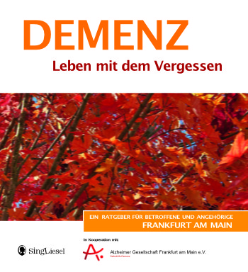 Broschüren der Alzheimer Gesellschaft -- Demenz, Leben mit dem Vergessen